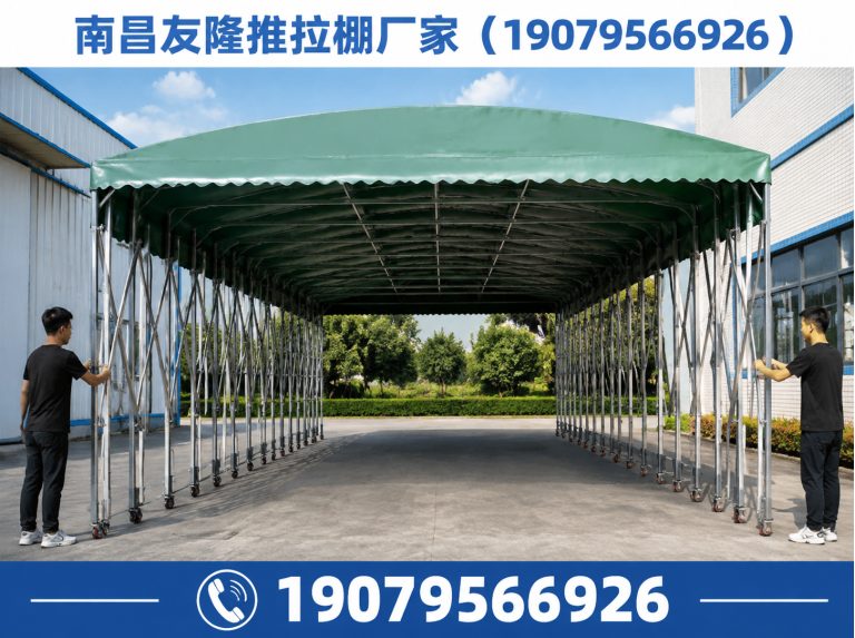 东湖区手动推拉棚展示图